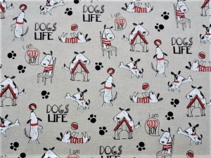 Dekorleinen 140cm breit 80%Bw 20%Pl 